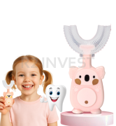 Toothbrush for kids pink 2-6 years U style