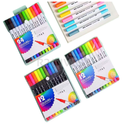 Markery dwustronne 12szt