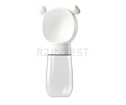 Pet drinking bowl white
